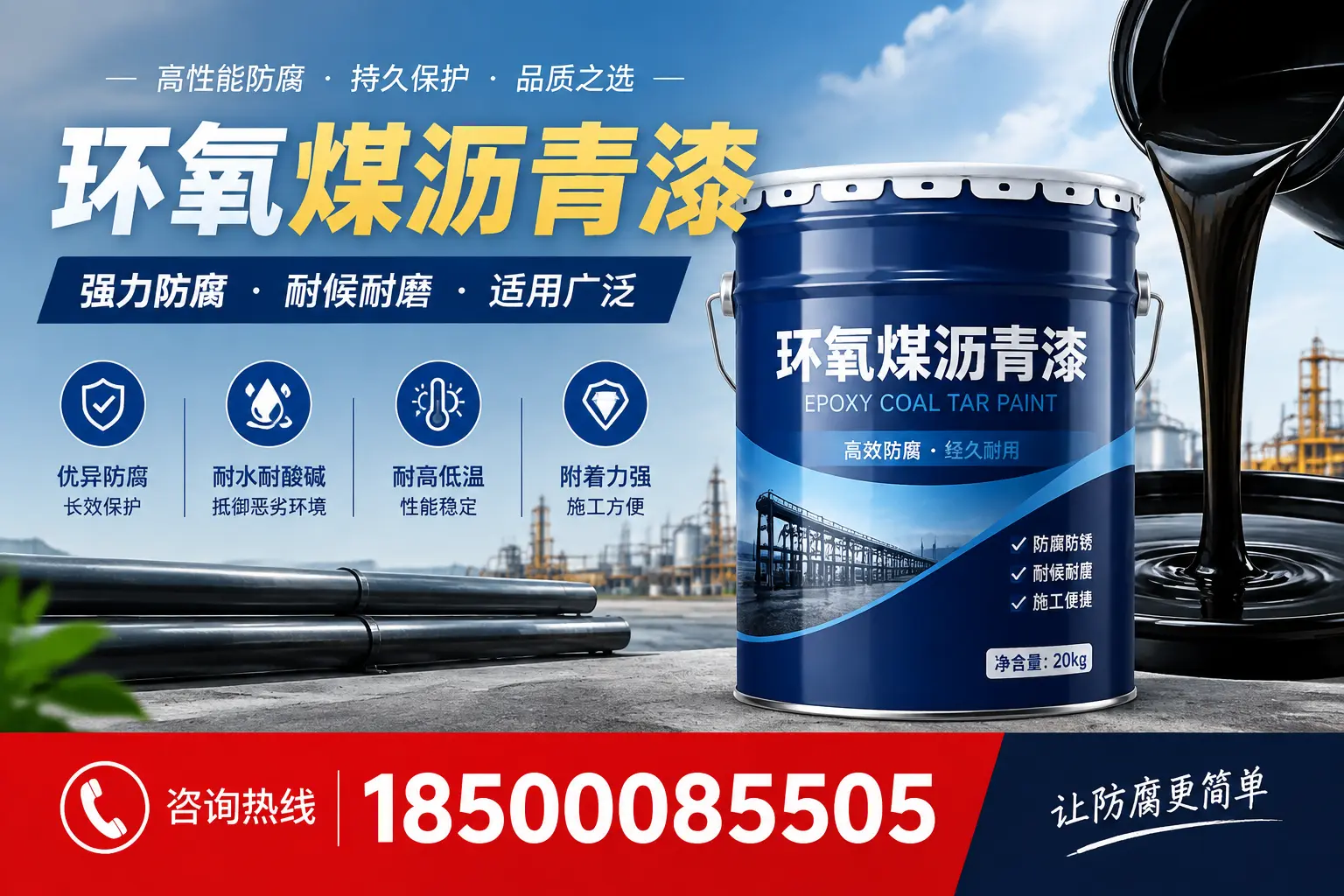 环氧煤沥青漆在不同气候条件下的表现分析,西青适用性